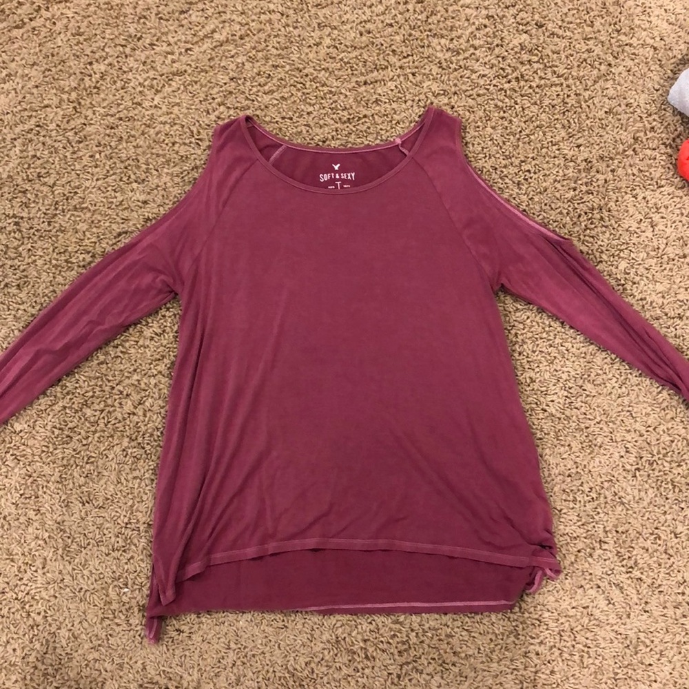 American Eagle cold shoulder long sleeve